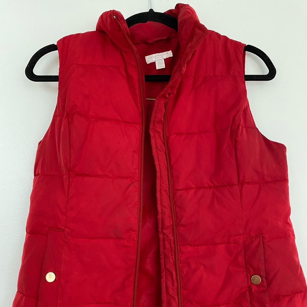 Charter Club red vest size PET/SM!